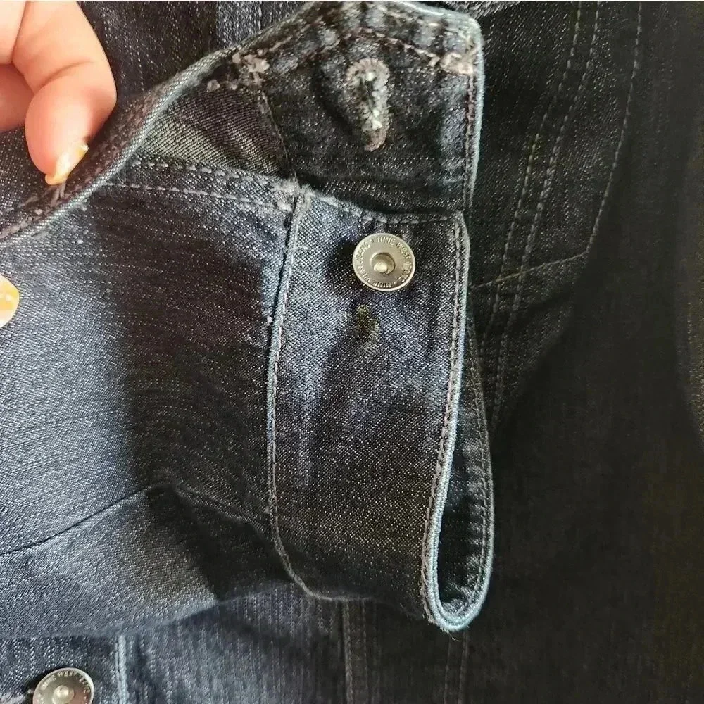 Nine West Ladies Jean Jacket‎ Size XL - Picture 6 of 13